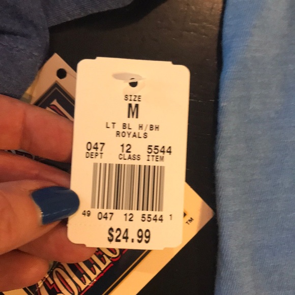 NWT Men’s Med Kc Royal’s Jersey Shirt ⚾️ - Picture 6 of 6